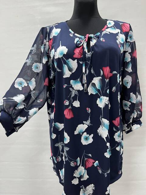 Bluzka damskie 7370 1 kolor 54-60 (towar polskie) 1