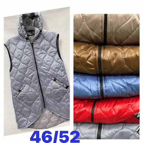 Kamizelka damskie 7375 1 kolor 46-52 (towar polskie) 1