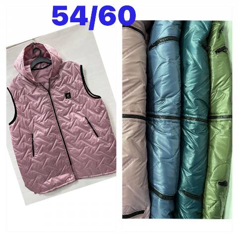 Kamizelka damskie 7377 1 kolor 46-52 (towar polskie)