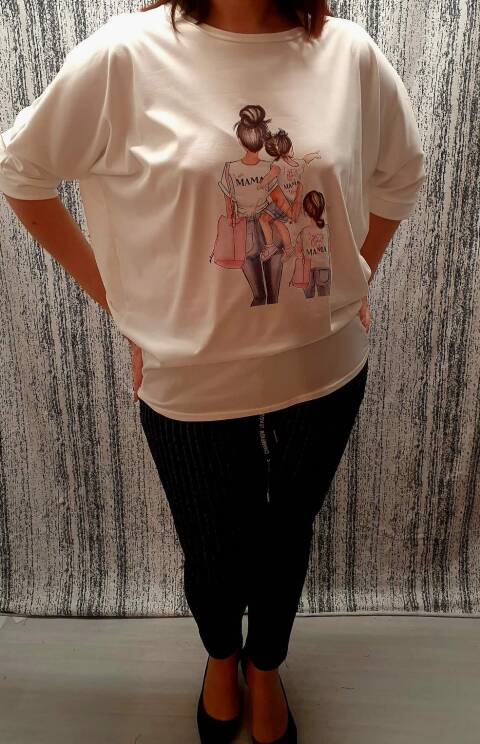 Bluzka damskie 7382 Mix kolor Standard (towar polskie)