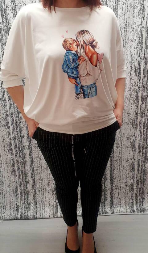 Bluzka damskie 7383 Mix kolor Standard (towar polskie)