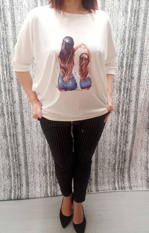 Bluzka damskie 7384 Mix kolor Standard (towar polskie)