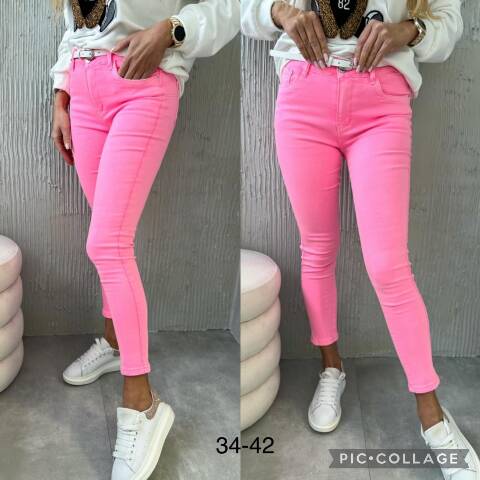 Jeansy damskie 7387 1 kolor 34-42 1
