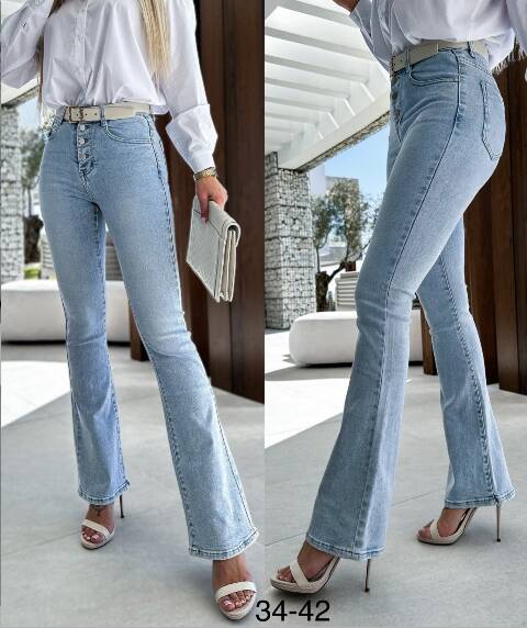 Jeansy damskie 7389 1 kolor 34-42 1