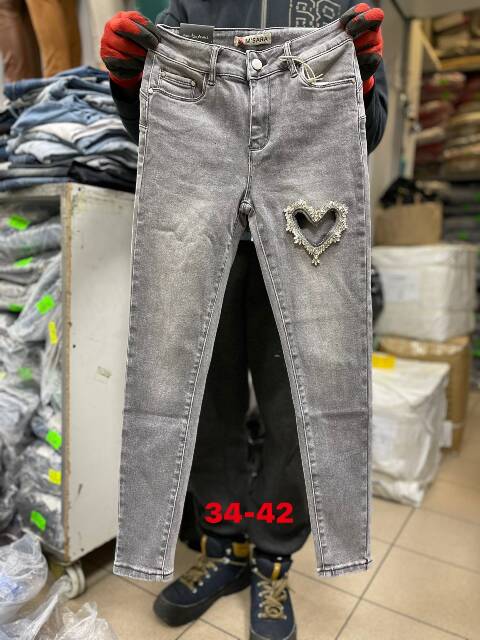 Jeansy damskie 7390 1 kolor 34-42 1