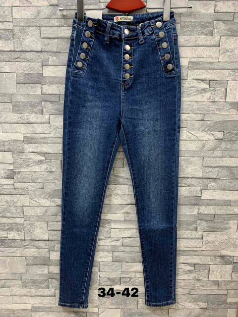 Jeansy damskie 7391 1 kolor 34-42 1