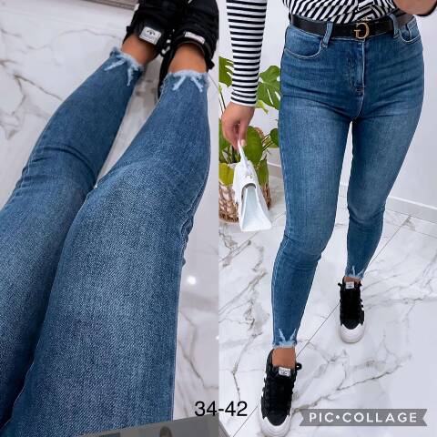 Jeansy damskie 7394 1 kolor 34-42
