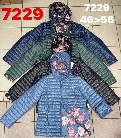 Kurtka wiosena damskie 7229 1 kolor 46-56 (towar china)