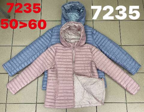 Kurtka wiosena damskie 7235 1 kolor 50-60 (towar china)