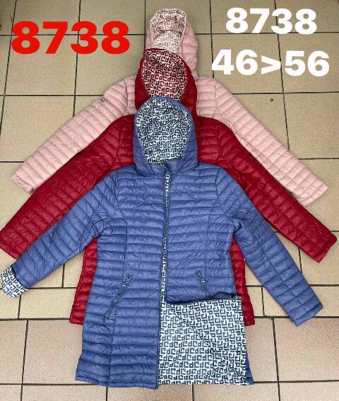 Kurtka wiosena damskie 8738 1 kolor 46-56 (towar china) 1