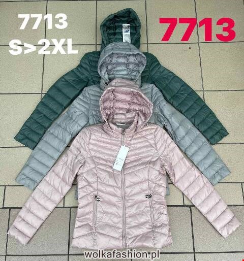 Kurtka wiosena damskie 7713 1 kolor S-2XL (towar china)