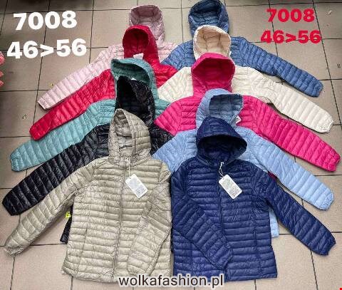 Kurtka wiosena damskie 7008 1 kolor 46-56 (towar china)