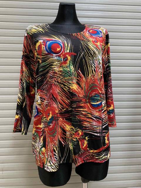 Bluzka damskie 7556 1 kolor L-4XL (towar polskie) 1