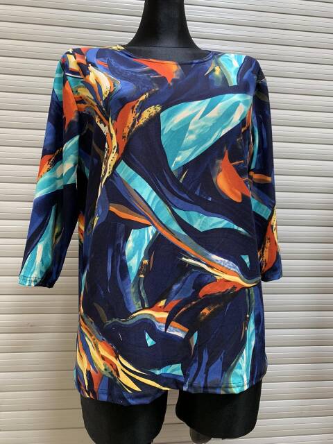 Bluzka damskie 7559 1 kolor L-4XL (towar polskie)