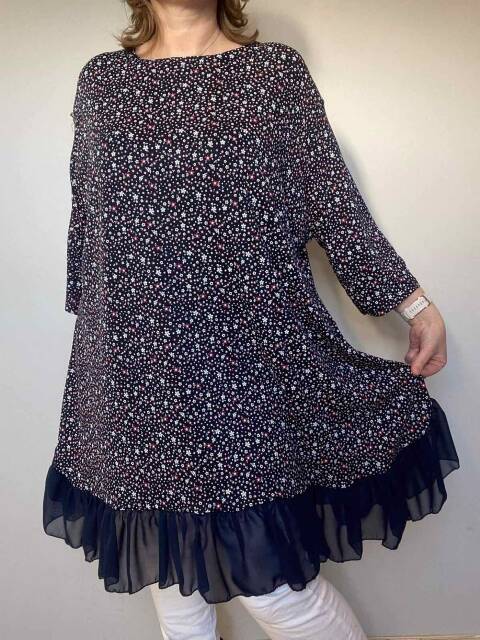 Tunika damskie 7569 Mix kolor Standard (towar polskie)