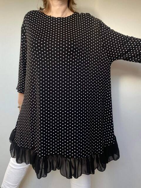 Tunika damskie 7570 Mix kolor Standard (towar polskie)