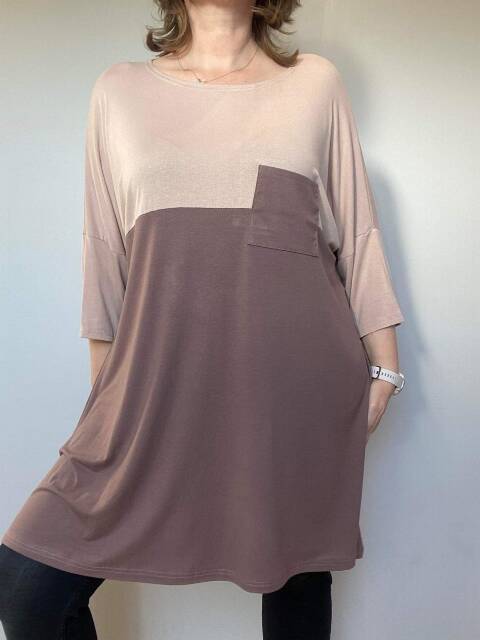 Tunika damskie 7576 Mix kolor Standard (towar polskie)