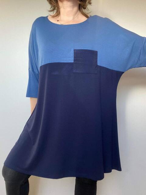 Tunika damskie 7578 Mix kolor Standard (towar polskie)