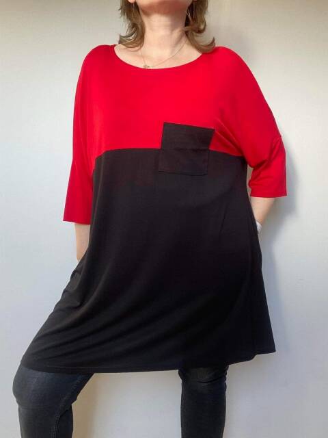 Tunika damskie 7581 Mix kolor Standard (towar polskie)