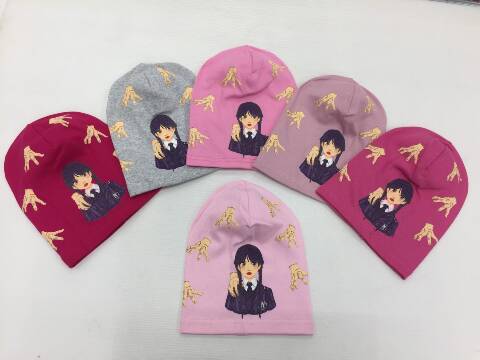 Czapka dziewczęca 7622 Mix kolor Standard