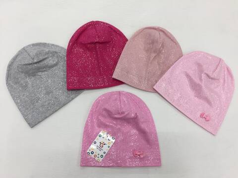 Czapka dziewczęca 7629 Mix kolor Standard 1