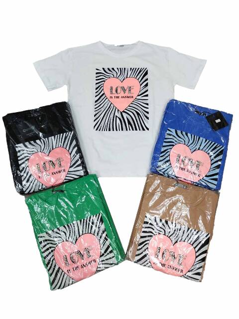 Bluzka damskie 8753 Mix Kolor S-L (towar tureckie)