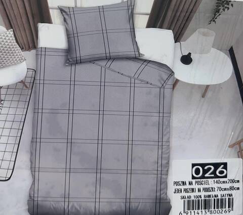 Komplet pościel 4 części 6329 Mix wzory 140x200 1