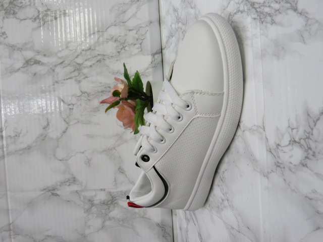 Trampki Męskie 16-181 WHITE/BLACK 40-45