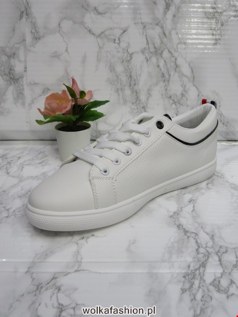 Trampki Męskie 16-181 WHITE/BLACK 40-45 1