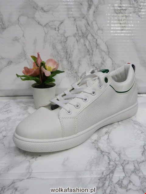 Trampki Męskie 16-181 WHITE/GREEN 40-45 1
