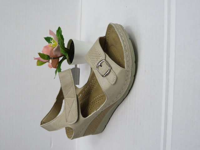 Sandały damskie 61686 BEIGE 36-41