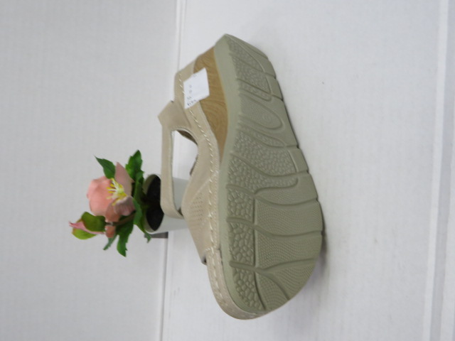 Sandały damskie 61686 BEIGE 36-41 2