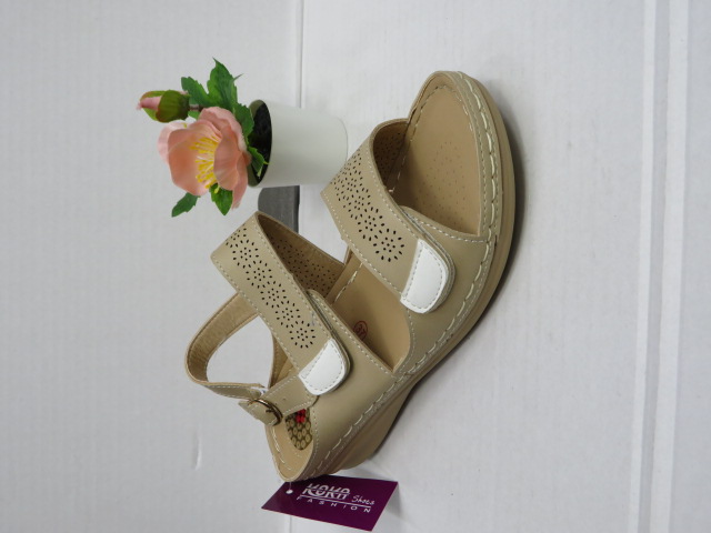 Sandały damskie 9110 BEIGE 36-41