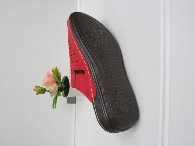 Klapki Damskie 812 RED 37-42 2