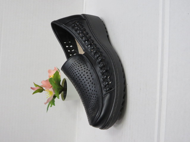 Półbuty Damskie 8607-1 BLK 37-42