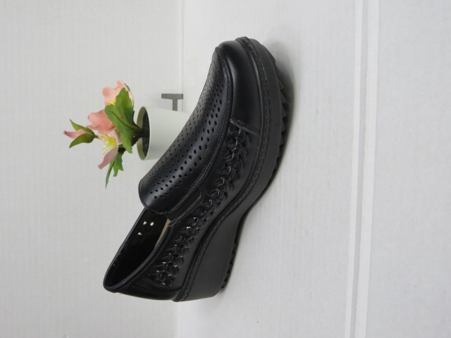 Półbuty Damskie 8607-1 BLK 37-42 1