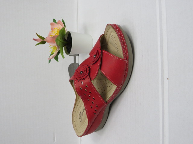 Klapki Damskie 92083-7 RED 36-412