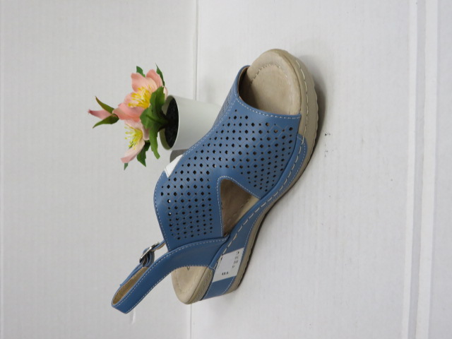 Sandały damskie 6056-11 BLU/WHT 36-41 1