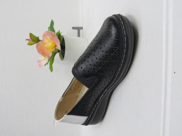Półbuty Damskie 8201-1 BLK 36-41 1