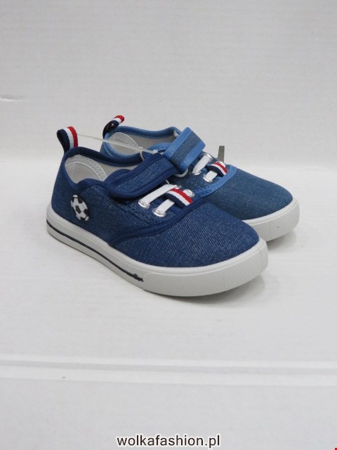 Trampki Dziecięce A595-1 BLACK/NAVY/L.BLUE 25-30 1
