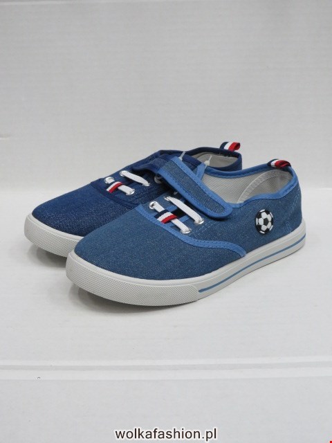 Trampki Dziecięce A595-2 BLACK/NAVY/L.BLUE 31-36
