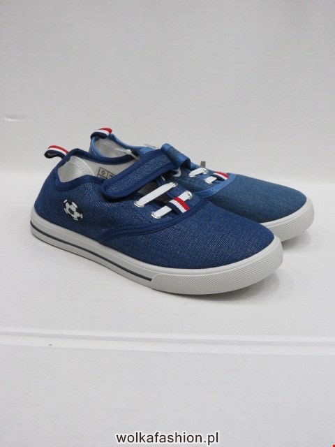 Trampki Dziecięce A595-2 BLACK/NAVY/L.BLUE 31-36 1