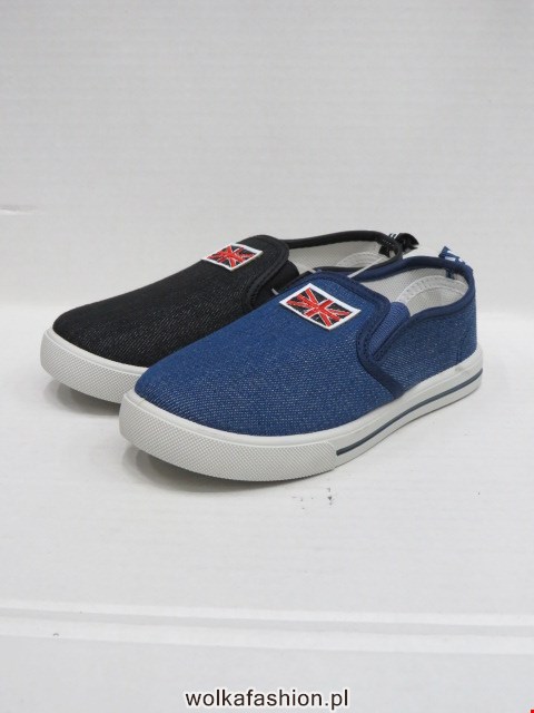 Trampki Dziecięce A628-2 BLACK/NAVY/L.BLUE 31-36