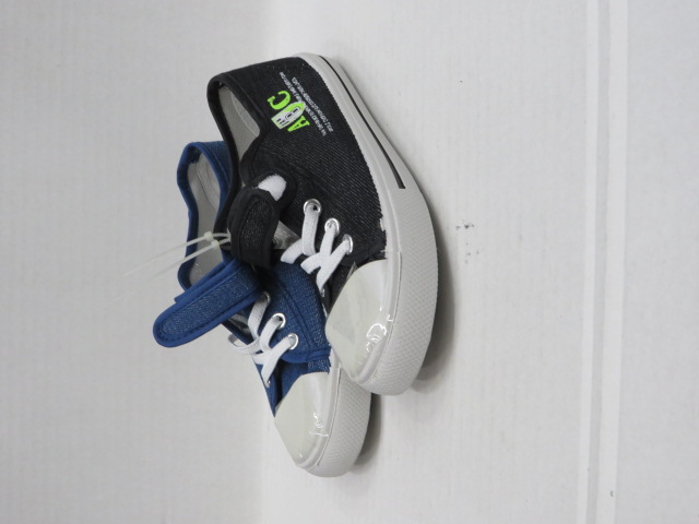 Trampki Dziecięce A630-2 BLACK/NAVY/L.BLUE 30-35