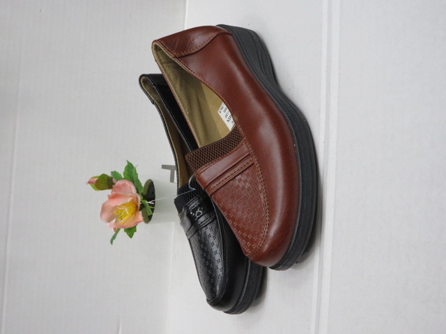 Półbuty Damskie E311 BLACK/BROWN 37-42