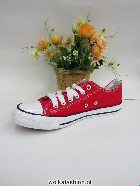 Trampki damskie 8A07 RED 36-41 1