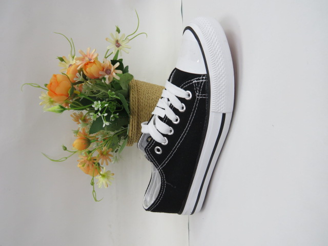 Trampki damskie 8A07 BLACK 36-41