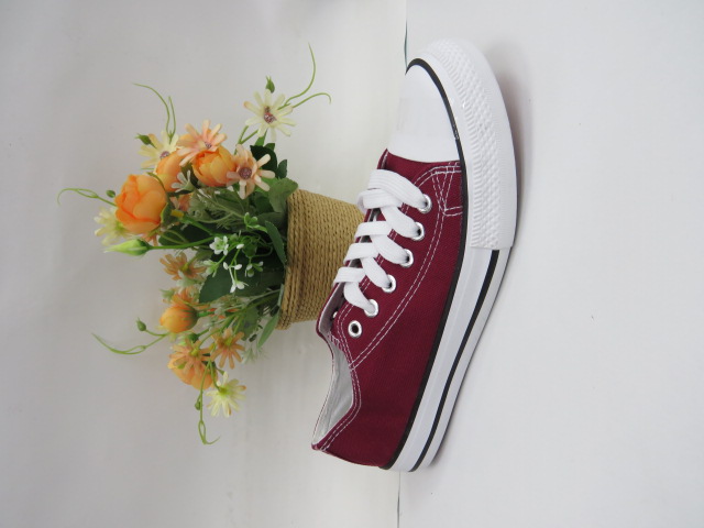 Trampki damskie 8A07 WINE 36-41