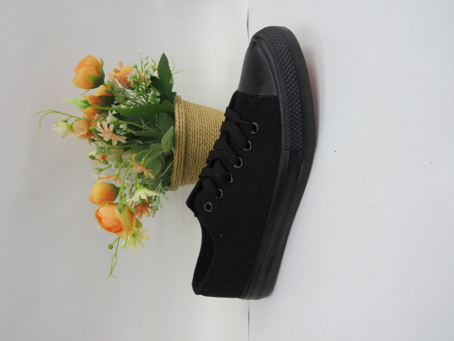 Trampki damskie 8A07 ALL BLACK 36-41