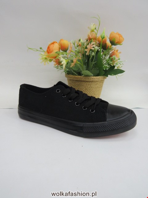 Trampki damskie 8A07 ALL BLACK 36-41